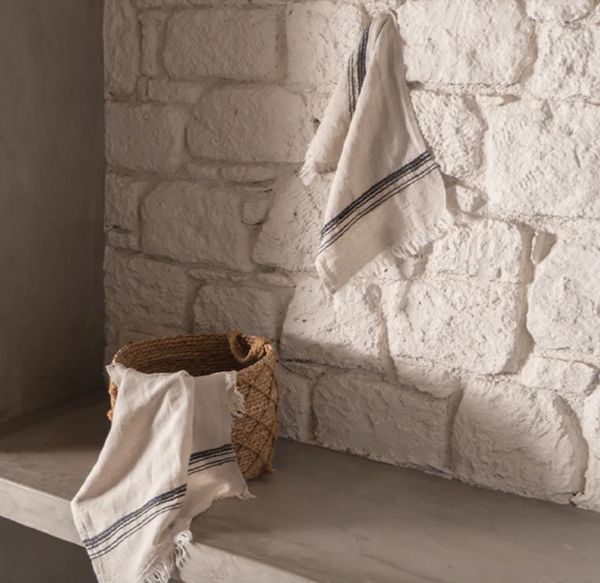 MARL  PEŞKİR BEJ-SİYAH resmi