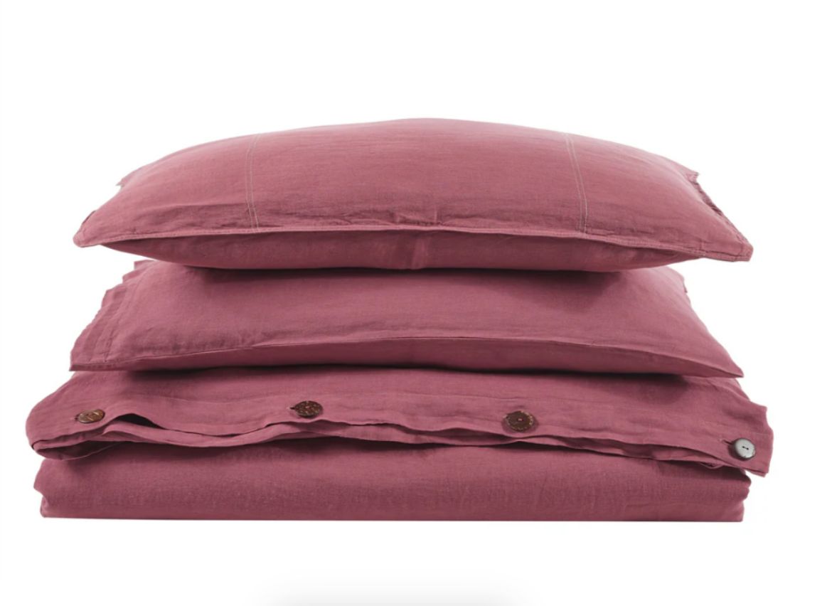 GALYA NEVRESİM TAKIMI RUSTİK BORDO resmi