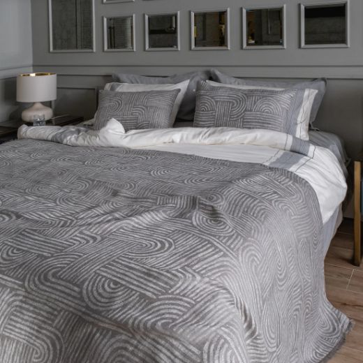 MİRO YATAK ÖRTÜSÜ GRİ resmi