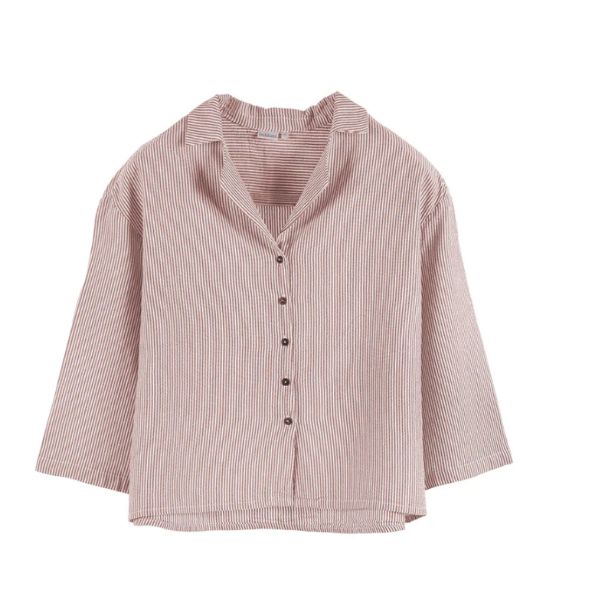 NINA GÖMLEK T0062 KAHVE resmi