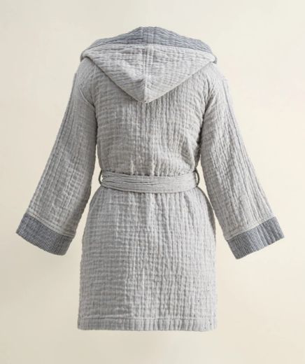 MELİNDA BORNOZ LACİVERT resmi