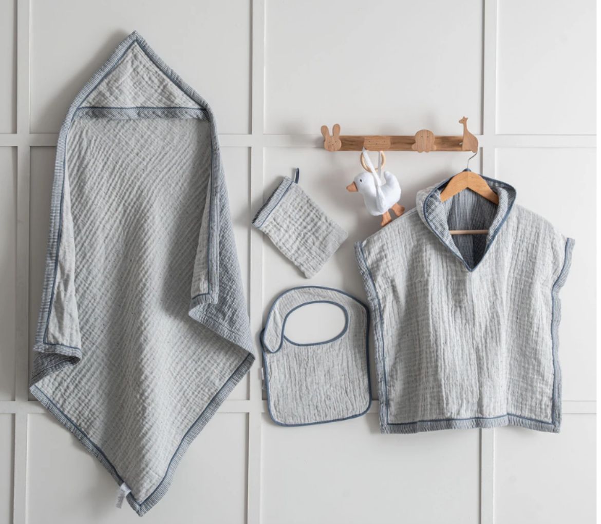 MELİNDA PANÇO SET LACİVERT resmi