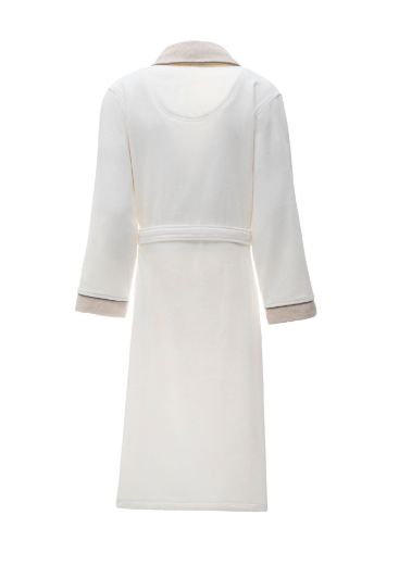 LEYNA BORNOZ ERKEK KREM resmi