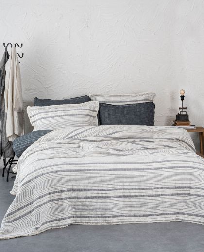 HİVDA PİKE TAKIMI GRİ resmi