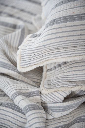 HİVDA PİKE TAKIMI GRİ resmi