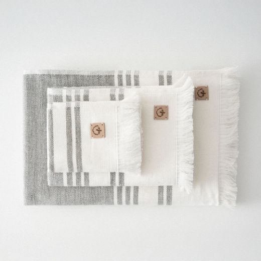 ERVA HAVLU SET 3 LÜ ANTRASİT resmi