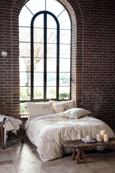 LİBERA NEVRESİM TAKIMI KREM-BEJ resmi