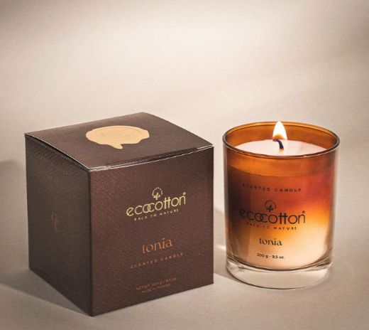 TONİA KOKULU MUM KAVANOZ MUM resmi