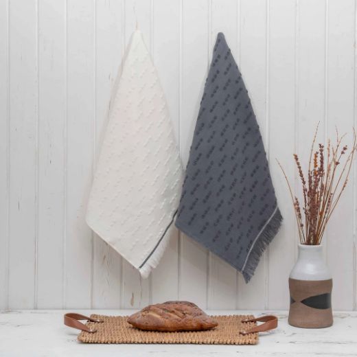 PERA 2 Lİ SET KREM-LACİVERT resmi