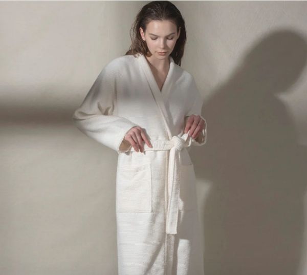 SARDES BORNOZ OFF WHİTE resmi