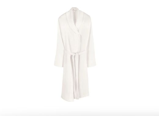 SURİ MİNİ WAFFLE BORNOZ OFF WHİTE resmi