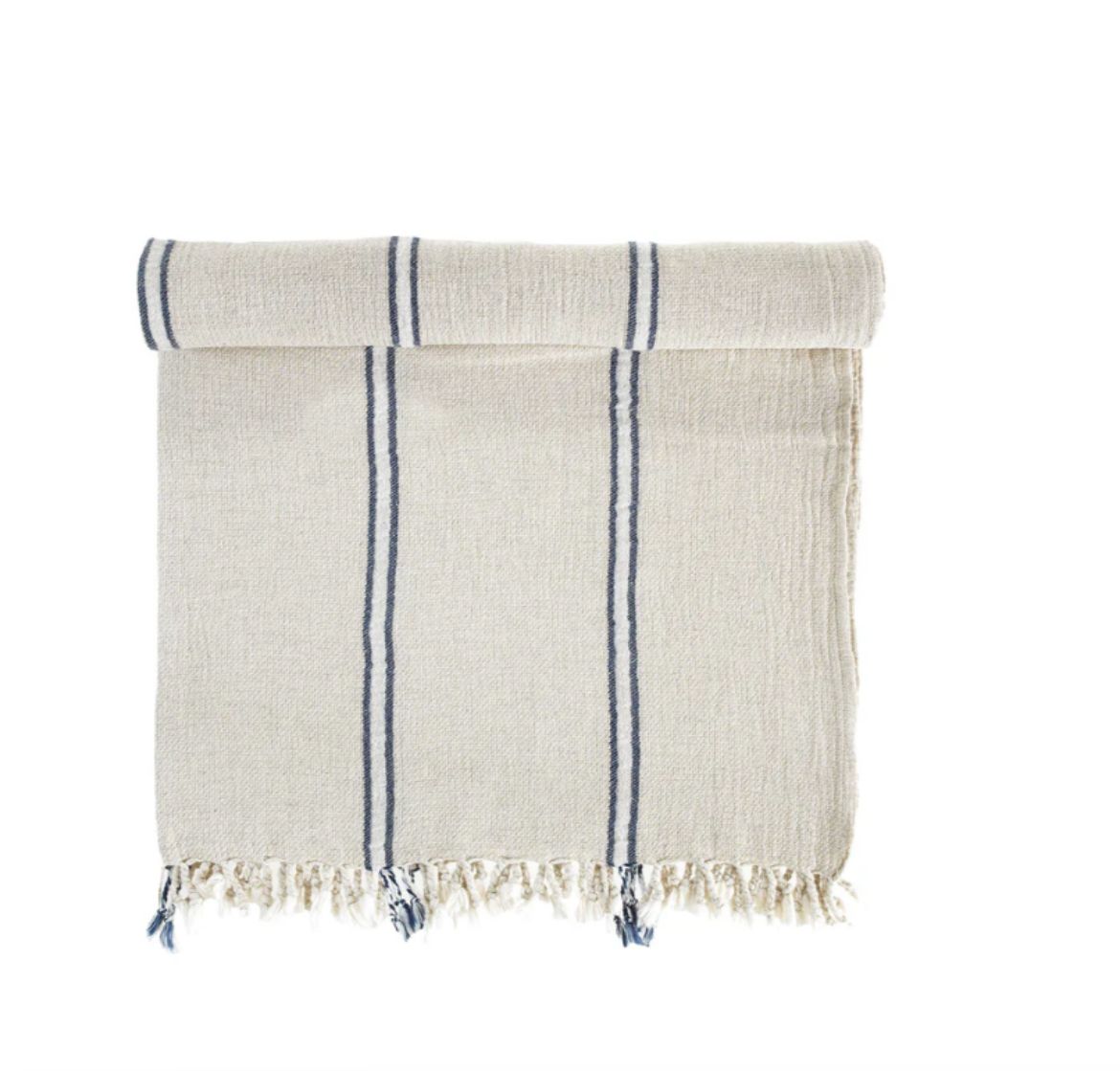 SMYRNA PEŞTEMAL OFF WHİTE-LACİVERT resmi