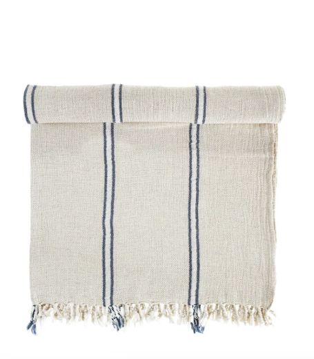 SMYRNA PEŞTEMAL T0133 OFFWHITE/LACIVERT resmi