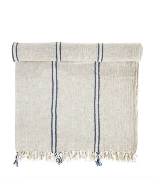 SMYRNA PEŞTEMAL T0133 OFFWHITE/LACIVERT resmi