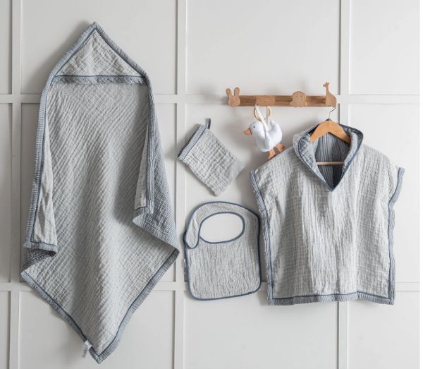 MELİNDA PANÇO SET LACİVERT resmi