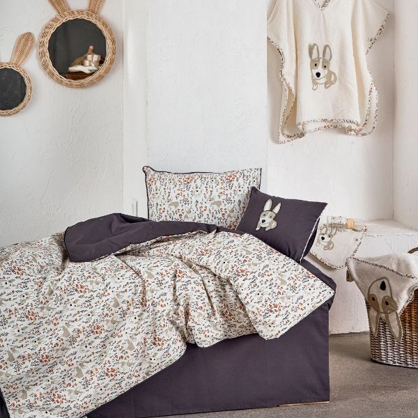 DAGİ BEBEK NEVRESİM SETİ GRİ resmi