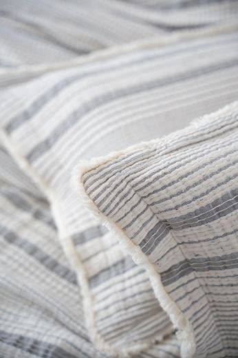 HİVDA PİKE TAKIMI GRİ resmi