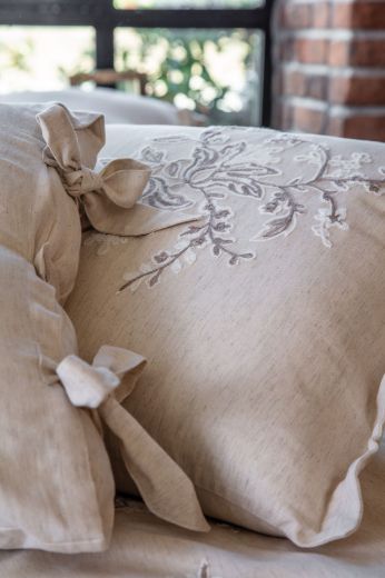 LİBERA NEVRESİM TAKIMI KREM-BEJ resmi