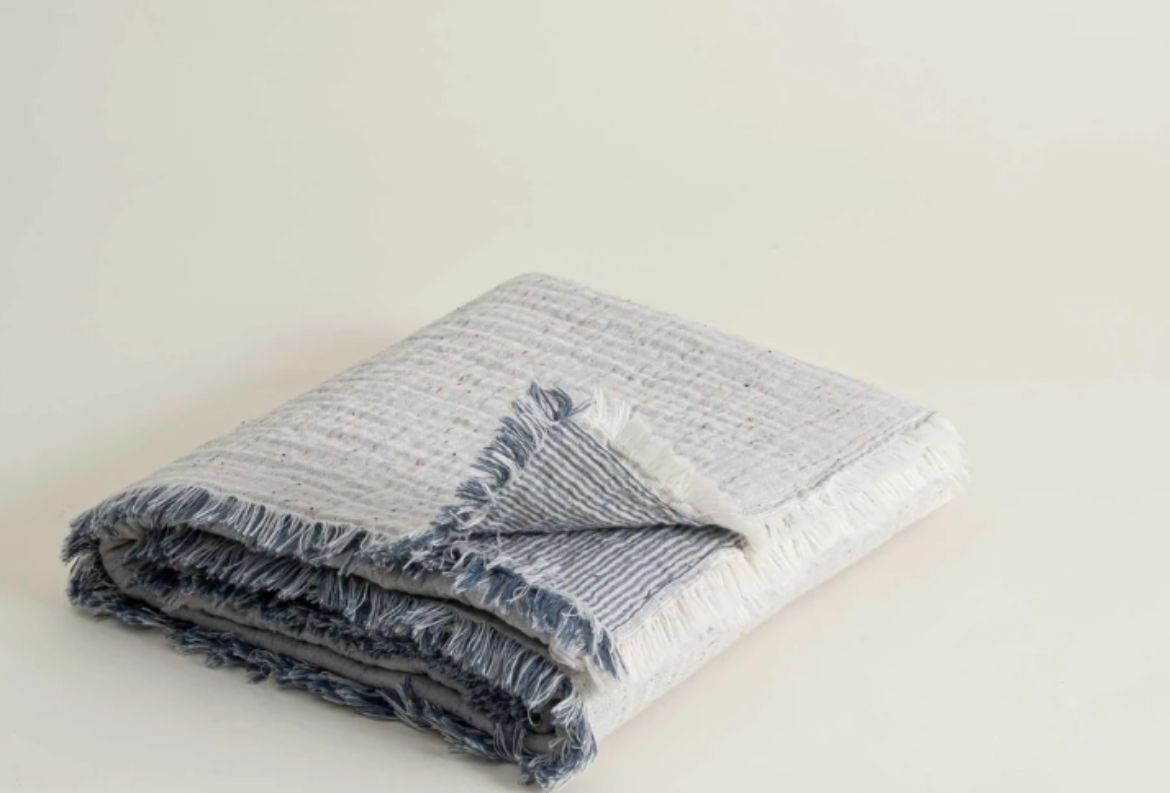 MELİNDA BEBEK YATAK ÖRTÜSÜ LACİVERT resmi