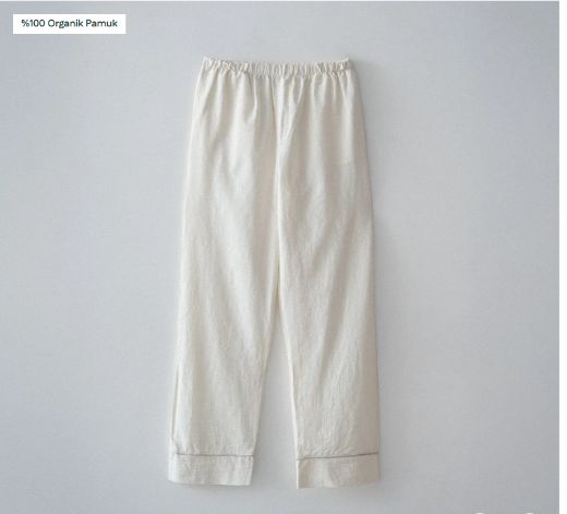 REYA ERKEK PİJAMA TAKIMI KREM resmi