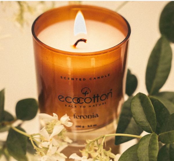 FERONİA KOKULU MUM KAVANOZ MUM resmi