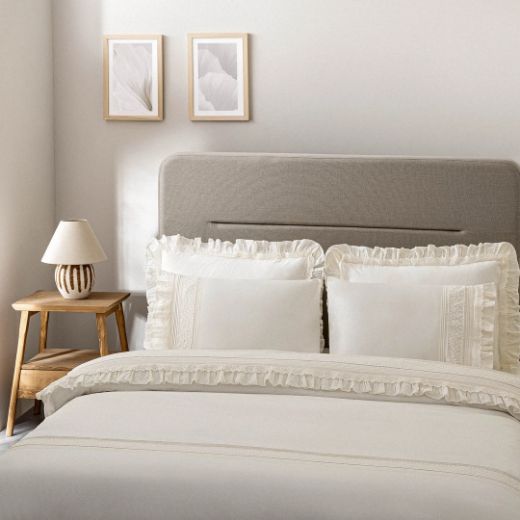 ADELYA NEVRESİM TAKIMI KREM resmi