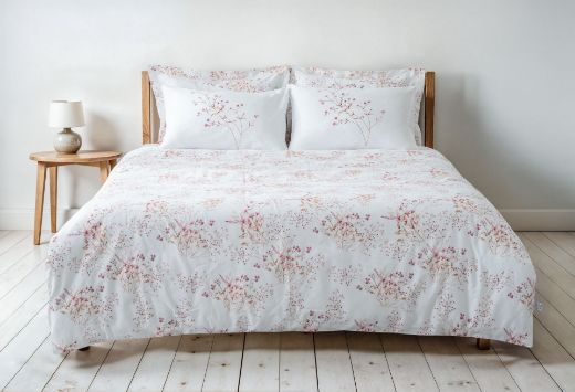 LAVENA NEVRESİM TAKIMI KREM-PEMBE resmi