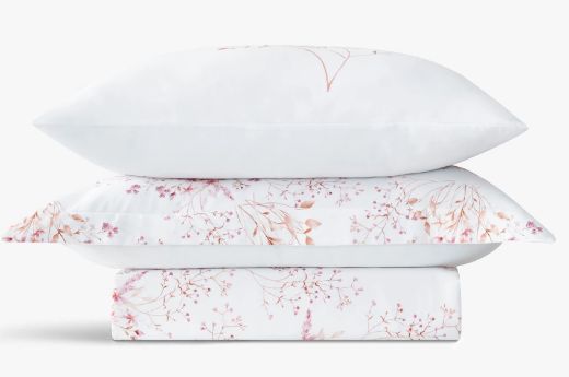 LAVENA NEVRESİM TAKIMI KREM-PEMBE resmi