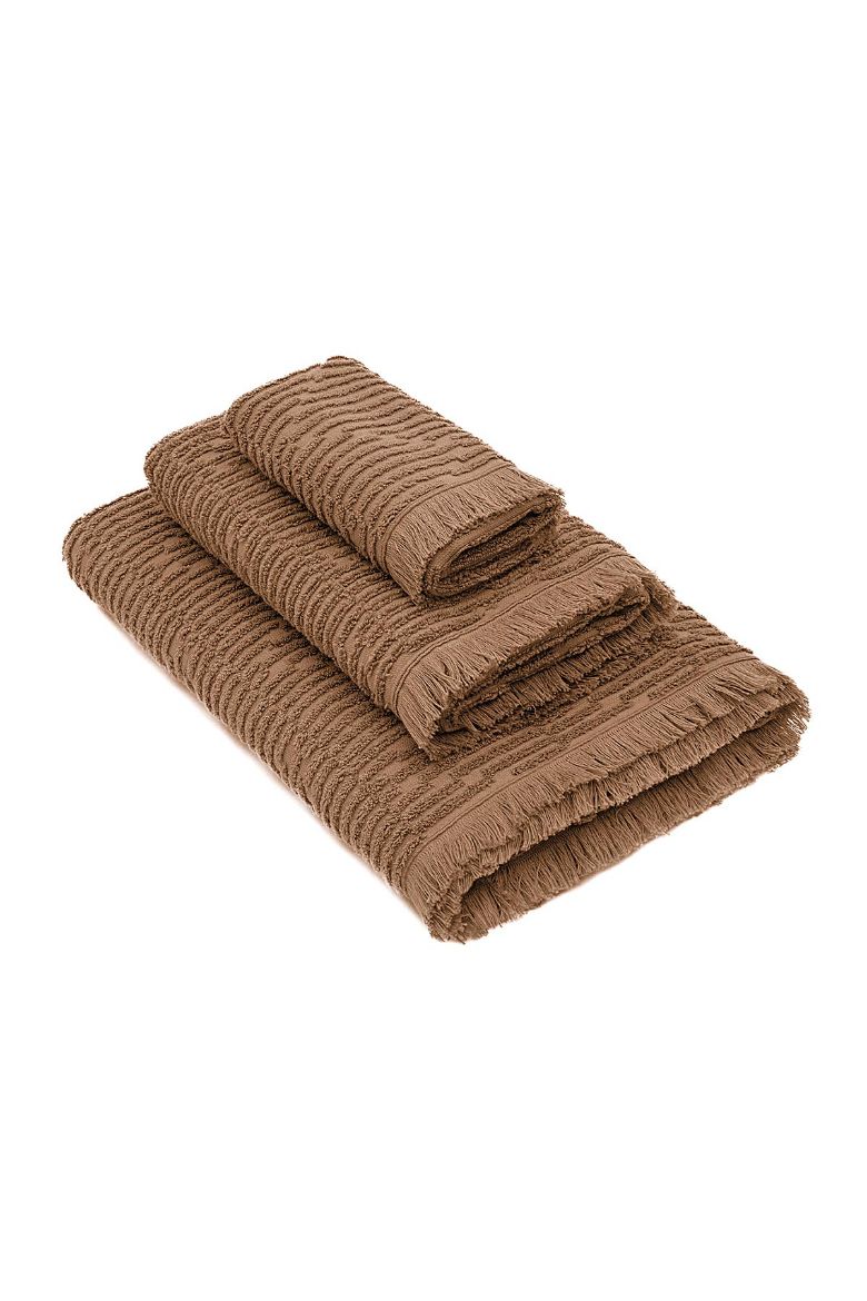 ANİSA BANYO HAVLUSU KAHVERENGİ resmi