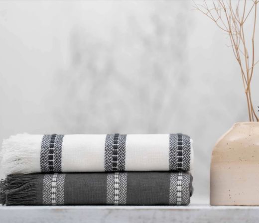 NEVA 2 Lİ SET ANTRASİT-KREM resmi