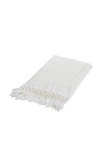 BOHEM THROW OFF WHİTE resmi